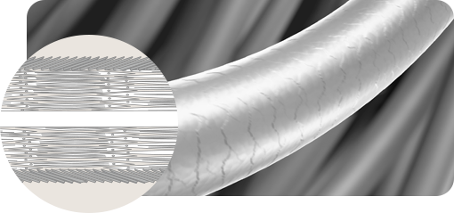 健康な髪のキューティクル
