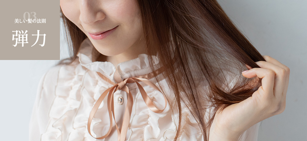 美しい髪の法則弾力