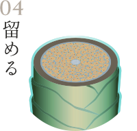 キューティクルを閉じ表面をコートする