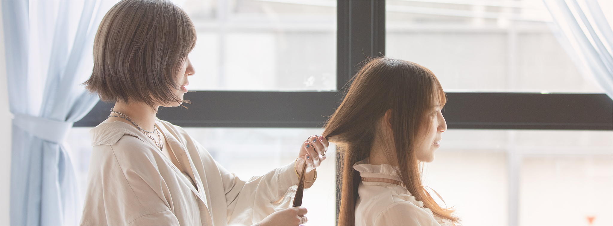 髪の状態を理解するケアステップを提案